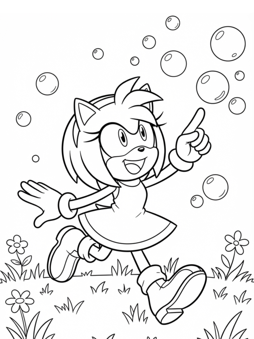 Amy Chasing Bubbles