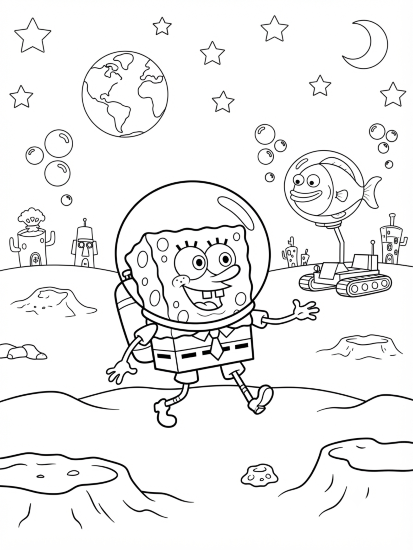 Astronaut SpongeBob