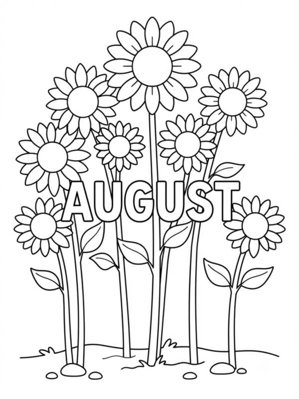 August Flower Garden