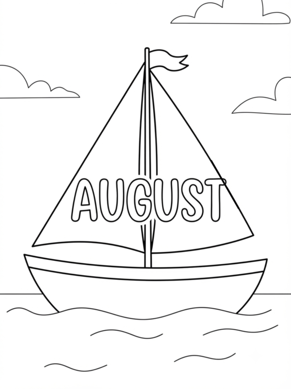 August Sailboat
