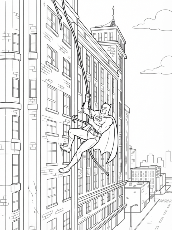 Batman Climbing