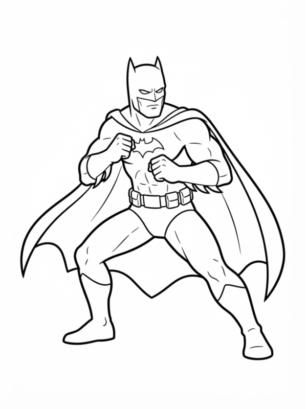 Batman’s Martial Arts Pose