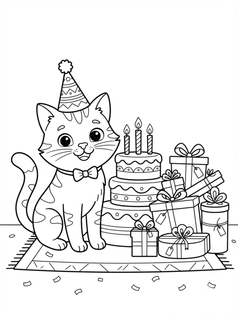 Birthday Cat