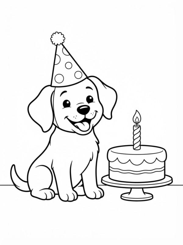 Birthday Party Puppy