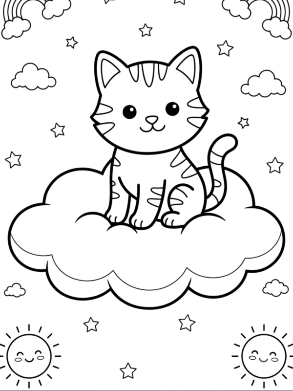 Cat in the Clouds