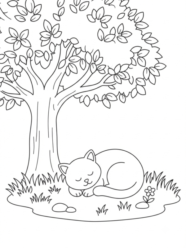 Cat in the Shade