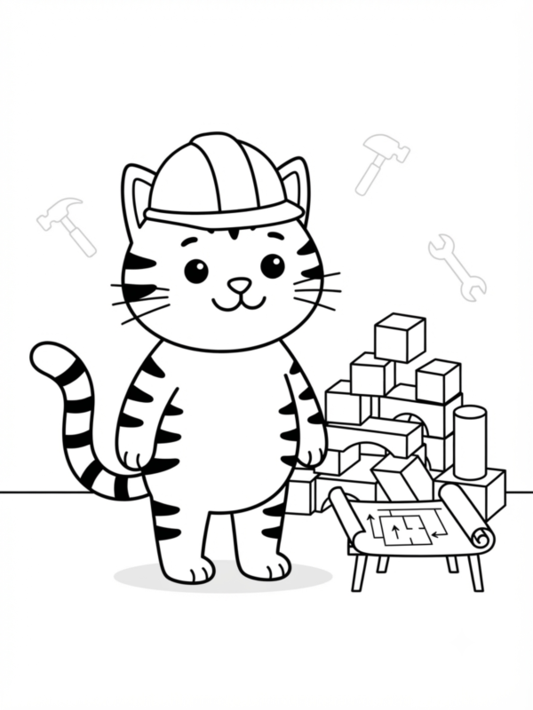 Construction Cat
