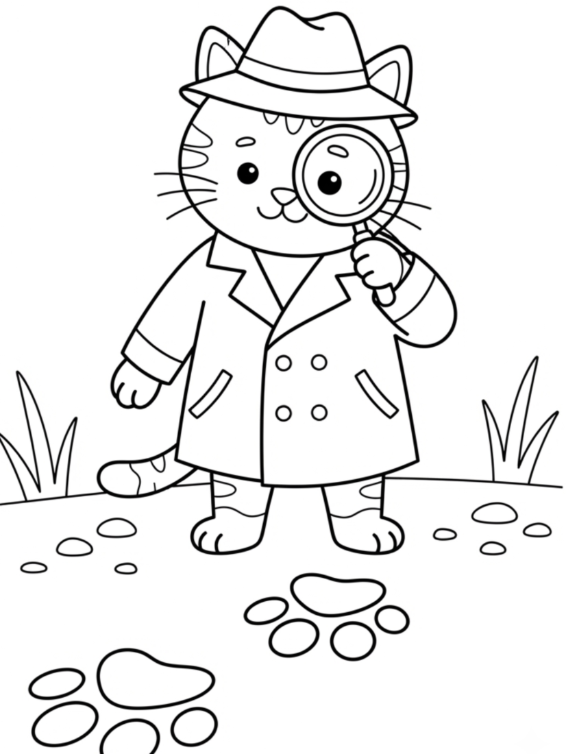 Detective Cat