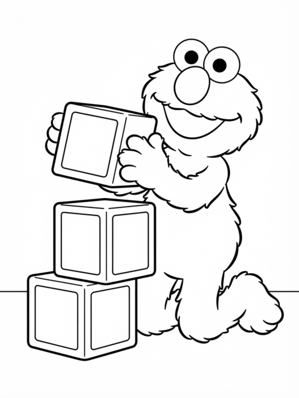 Elmo Building Blocks