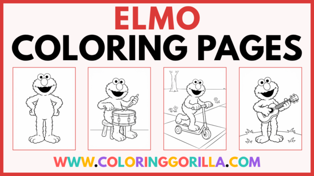 35+ Elmo Coloring Pages (Free Printable PDFs)