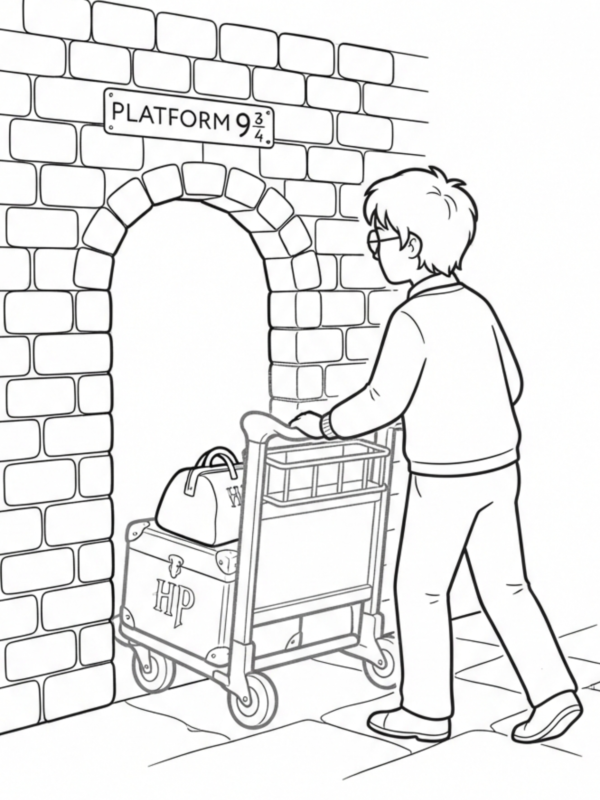Entering Platform 9 3/4