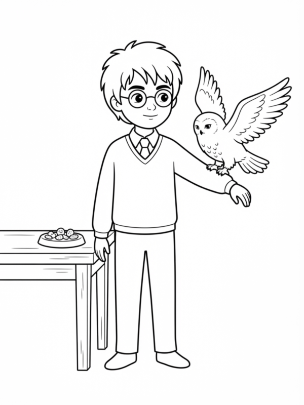 Feeding Hedwig