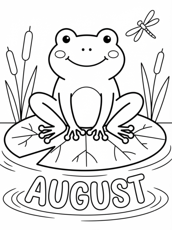 Frog on a Lily Pad
