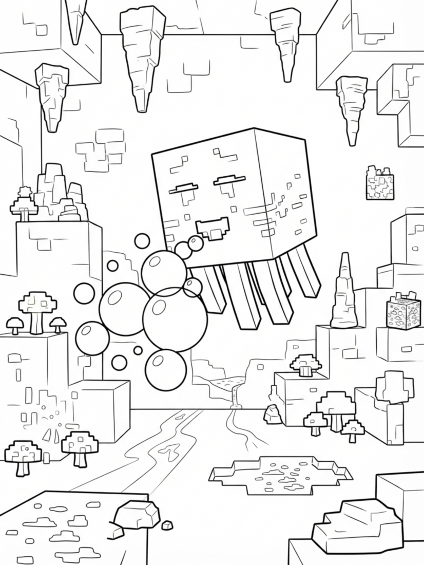 Ghast Blowing Bubbles