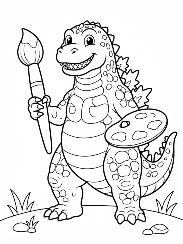 Godzilla the Artist