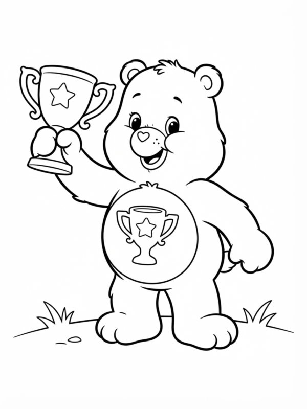 Champ Bear Athletic Pose