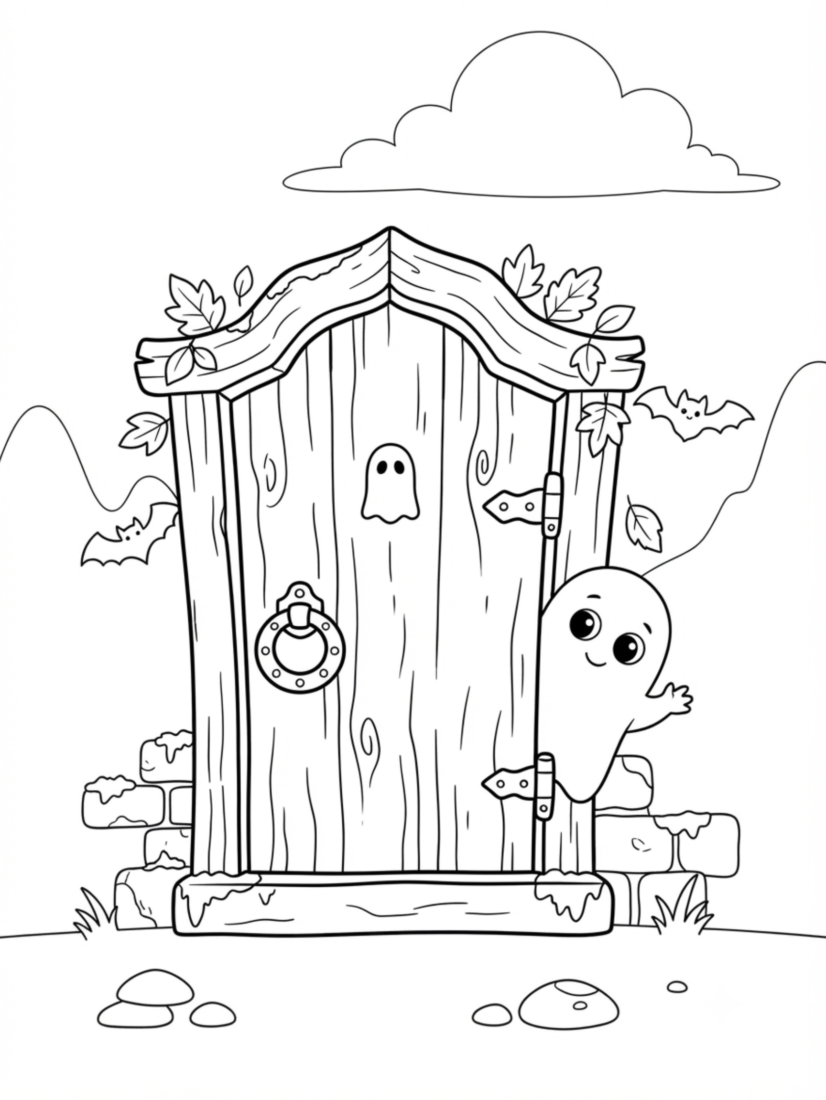 Haunted Mansion Door