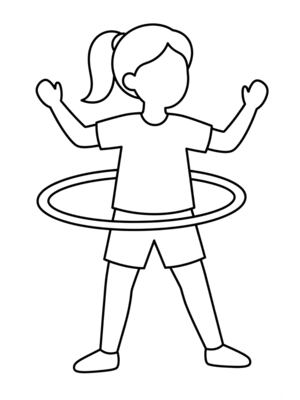 Hula Hoop Girl: