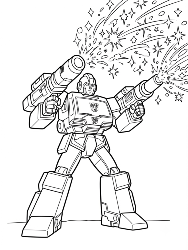 Ironhide Firing at Target Targets
