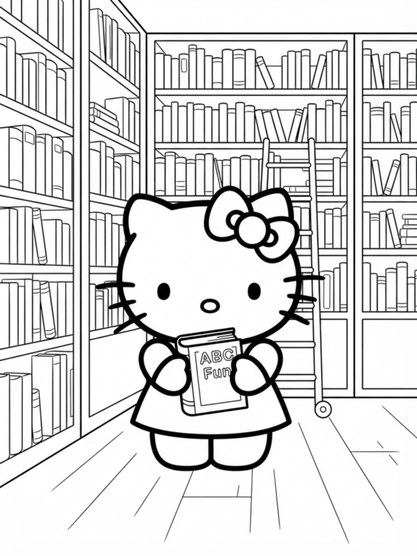 Library Kitty