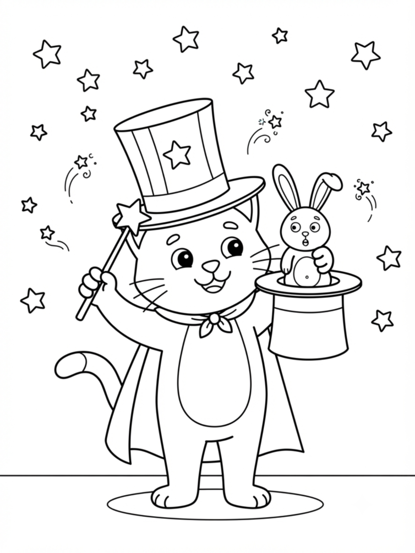 Magician Cat