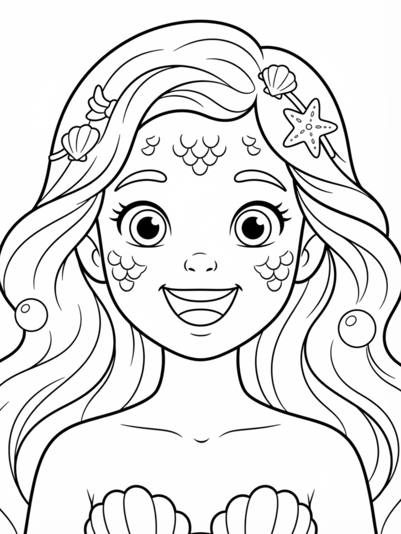 Mermaid Smile Close-Up