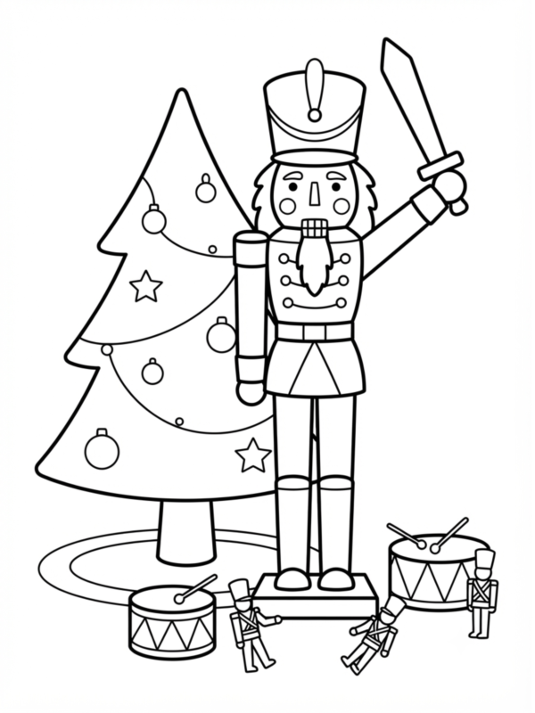 Nutcracker Guarding the Tree