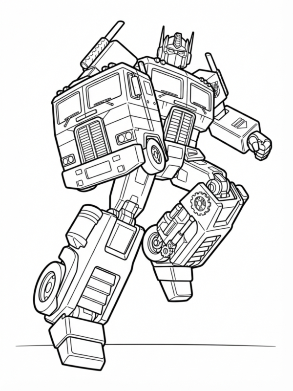 Optimus Prime Transforming