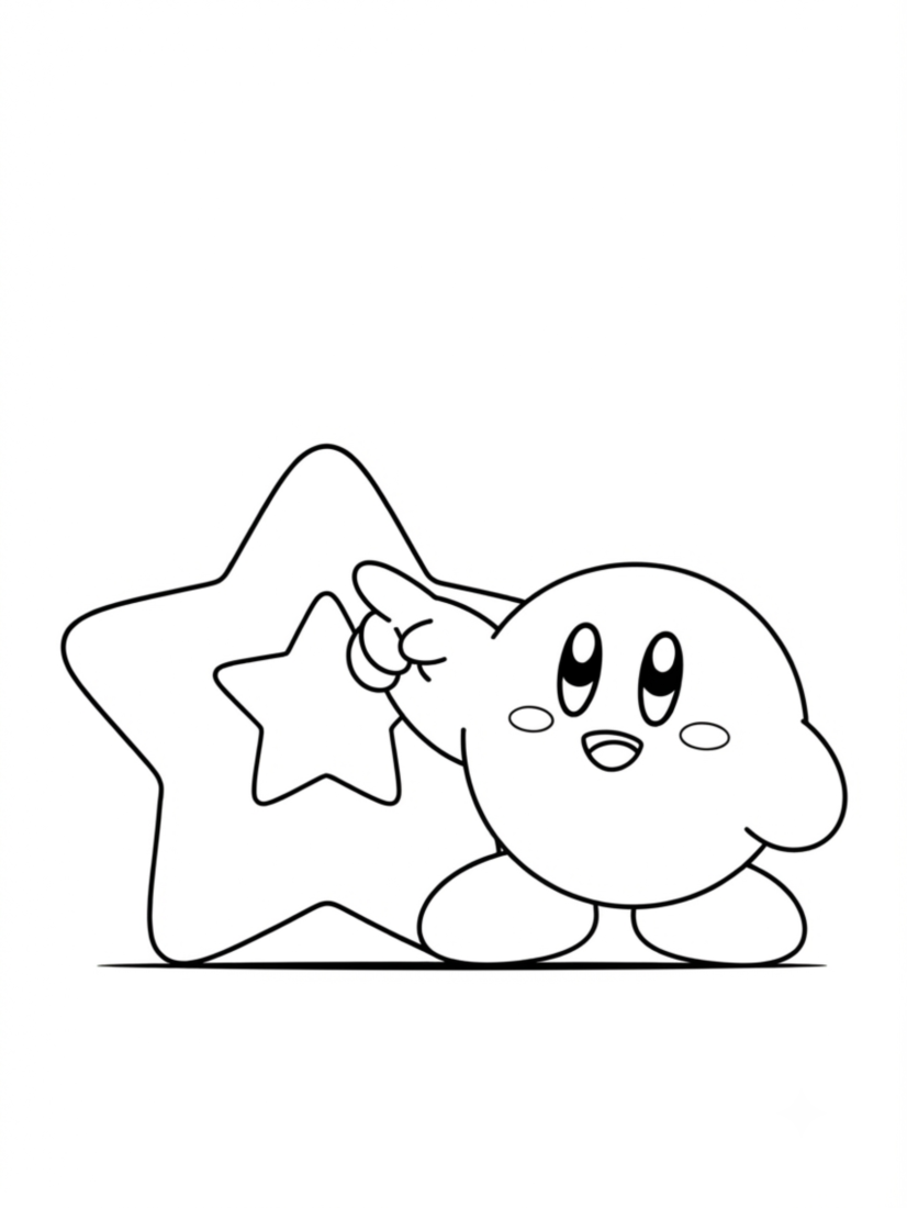 Pointing Kirby