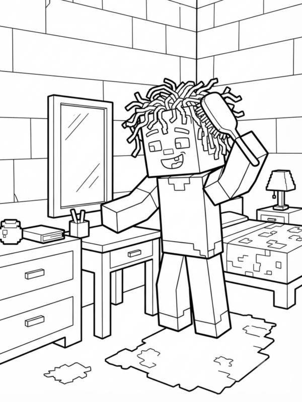 Zombie's Bad Hair Day