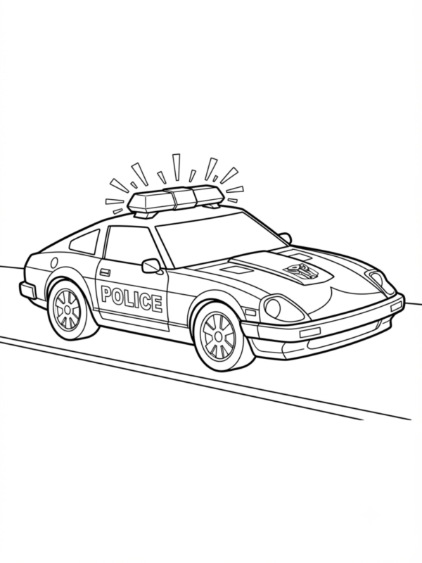 Prowl Speeding in Police Car Mode