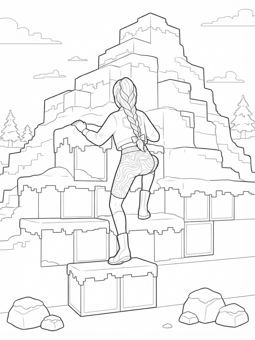 Rumi Climbing a Mountain