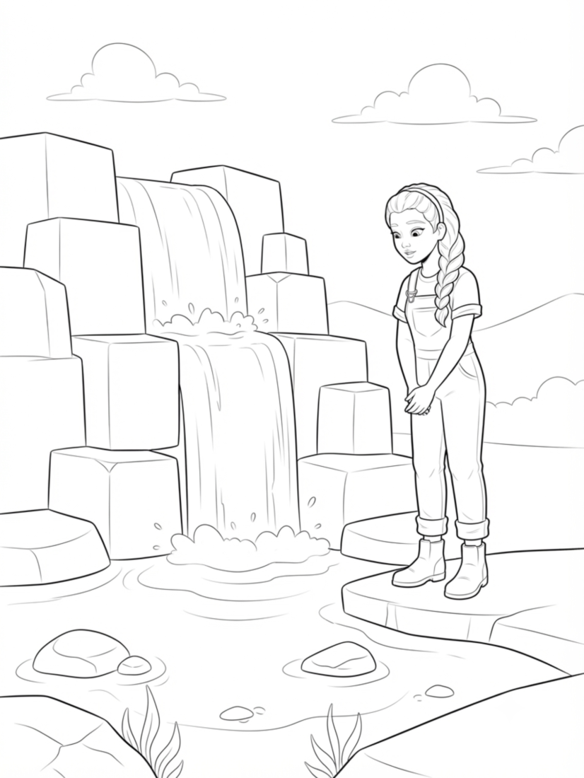 Rumi by the Waterfall