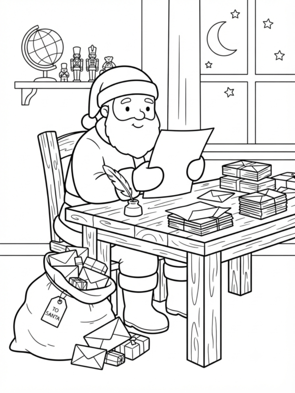 Santa's Letter-Reading Time