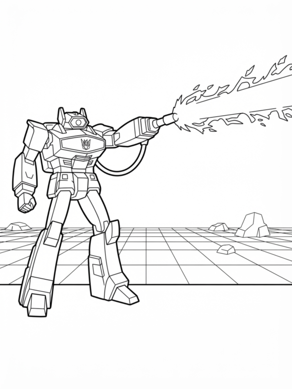 Shockwave Aiming His Laser Cannon