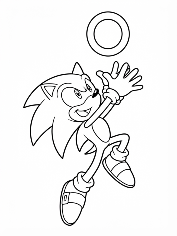 Sonic Catching a Ring