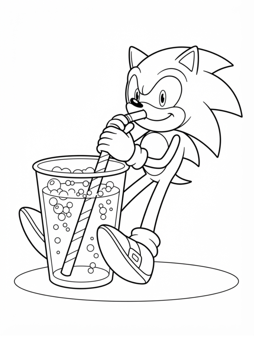Sonic Drinking Soda