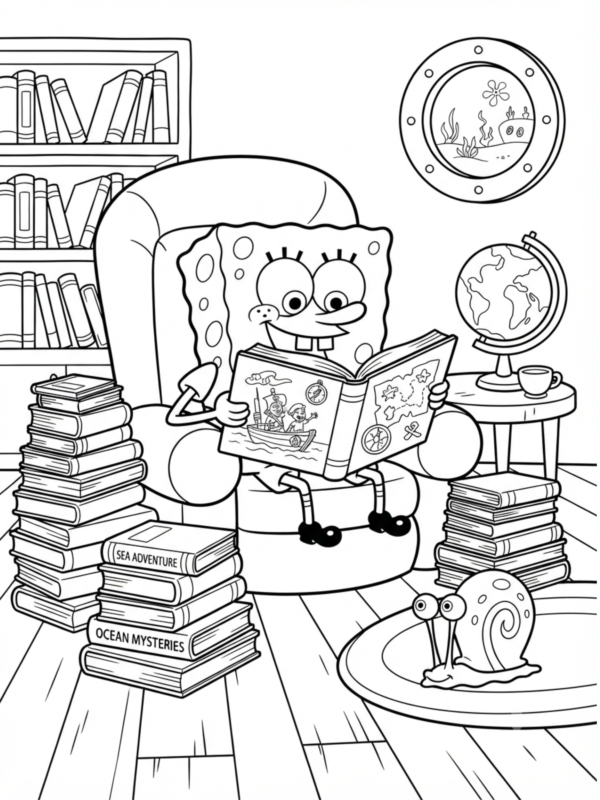 SpongeBob’s Library