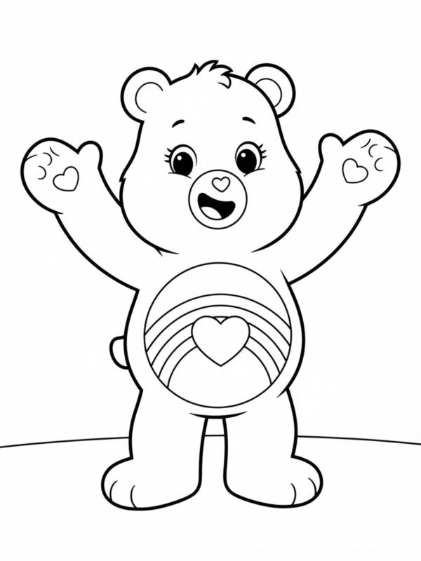 Standing Cheer Bear