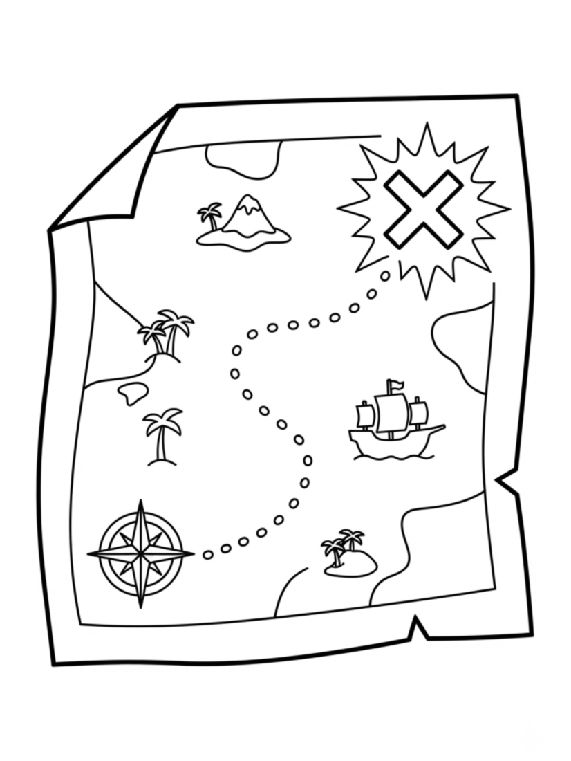 Summer Treasure Map