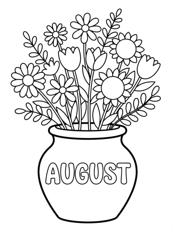 Sunflowers in a Vase