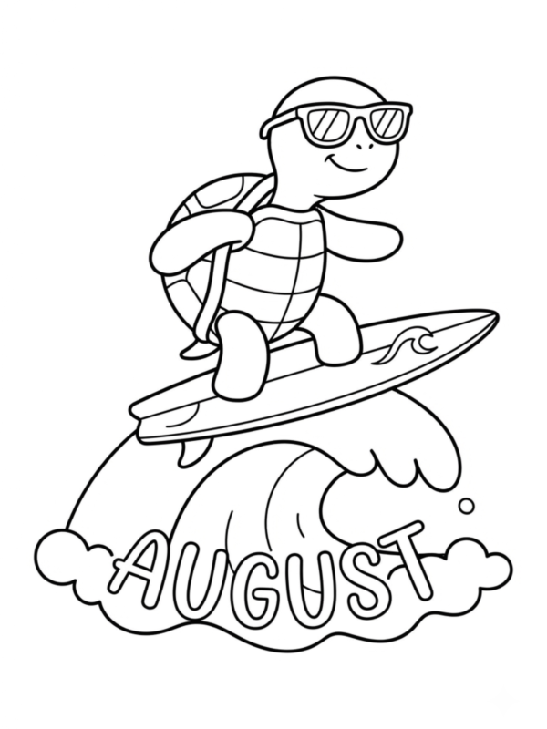 Surfing Turtle