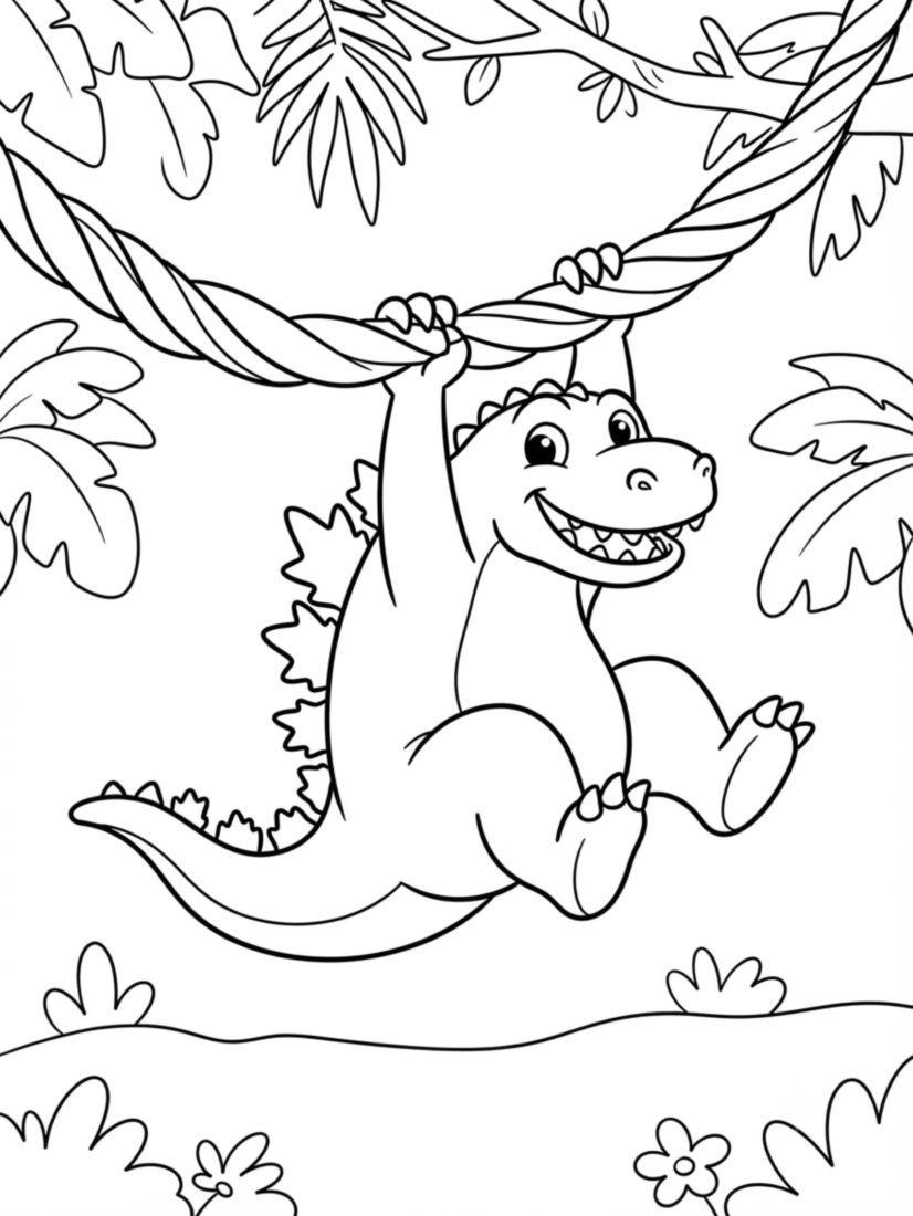 Swinging from Vines