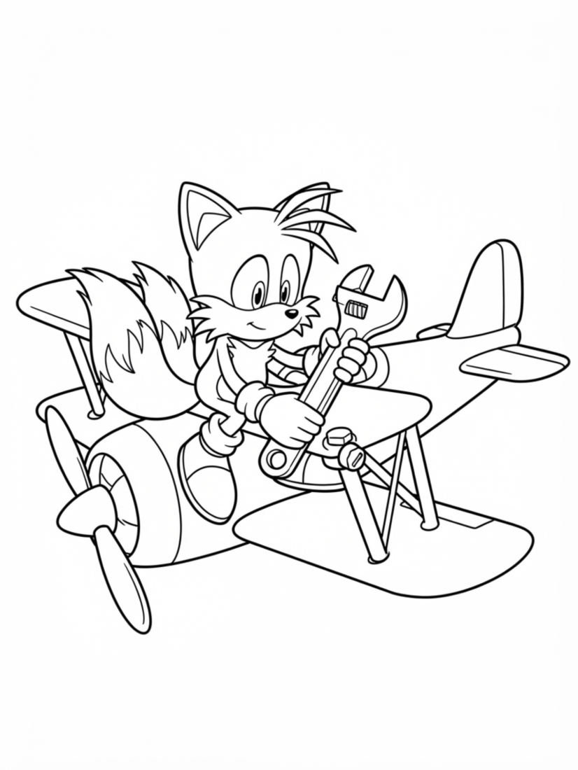 Tails Repairing a Plane