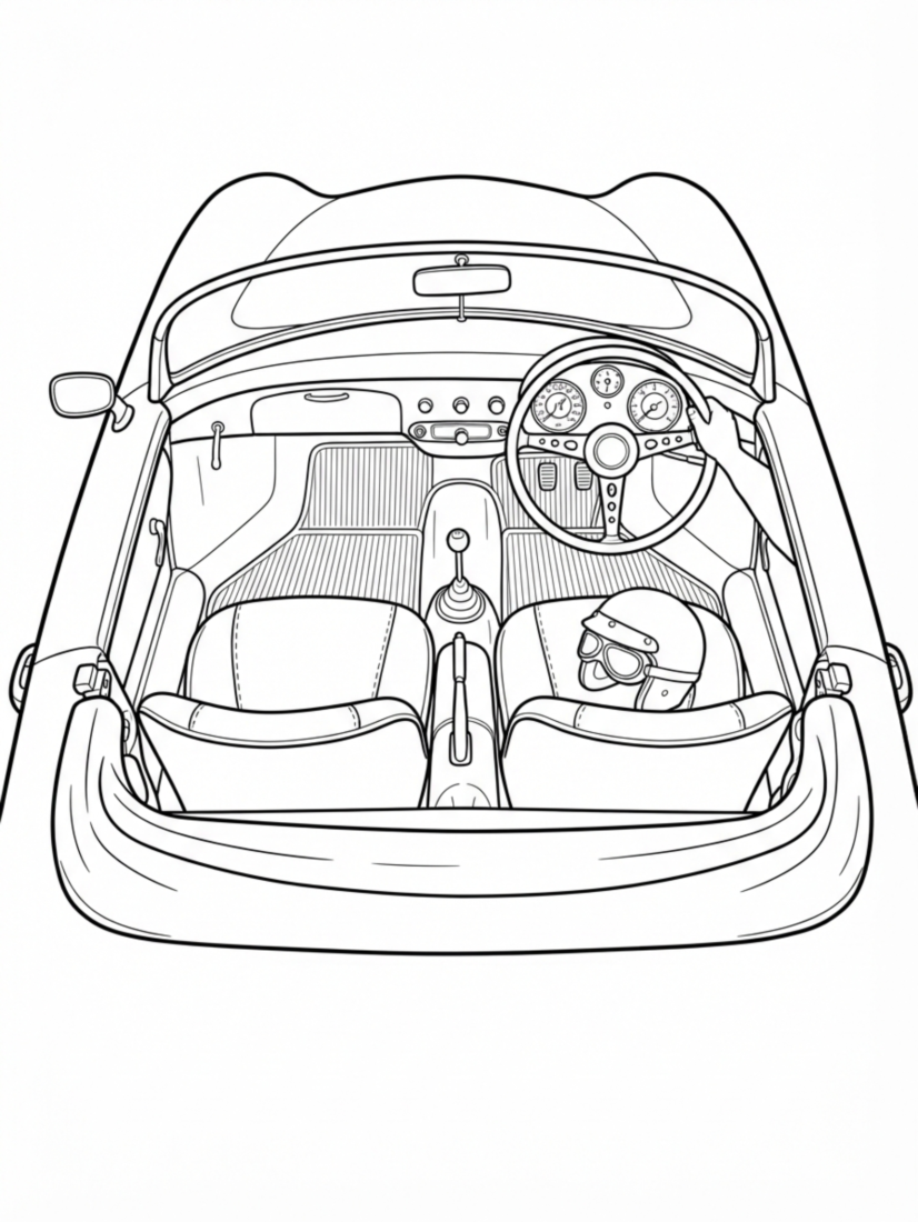 The Bat-Mobile Interior