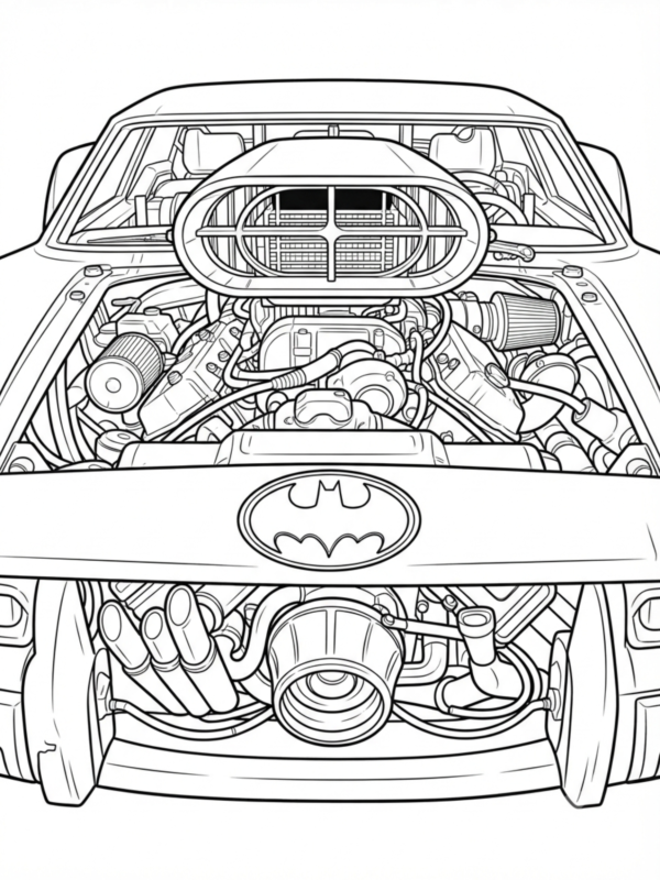 The Batmobile Front Grille