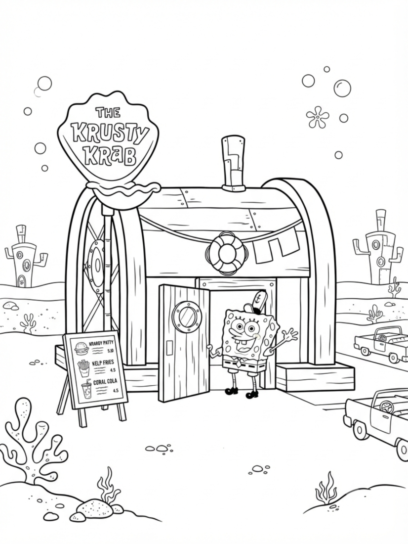 The Krusty Krab Exterior