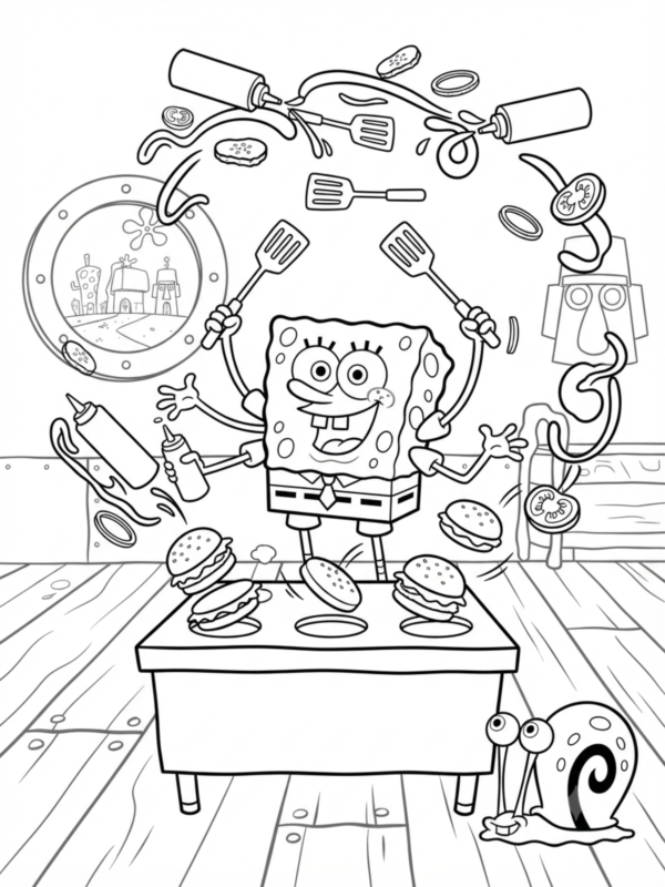 The Krusty Krab Kitchen