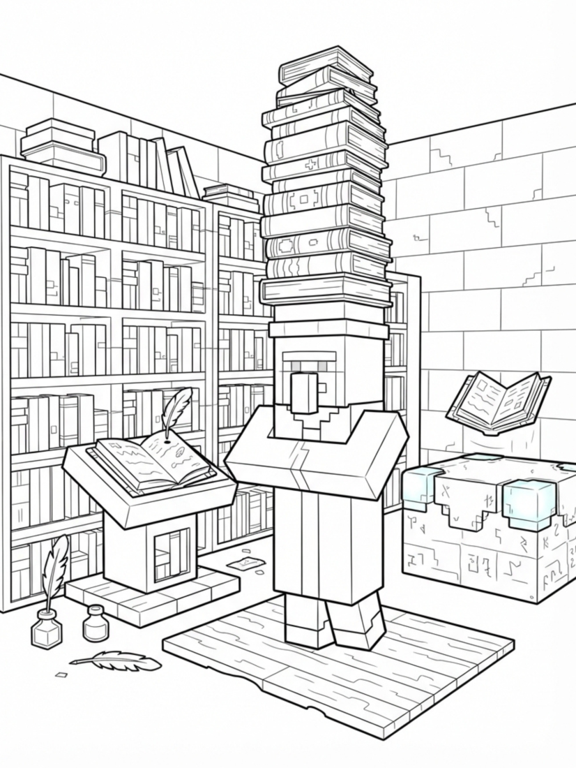 The Librarian's Book Tower
