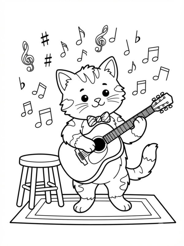 The Musician Cat